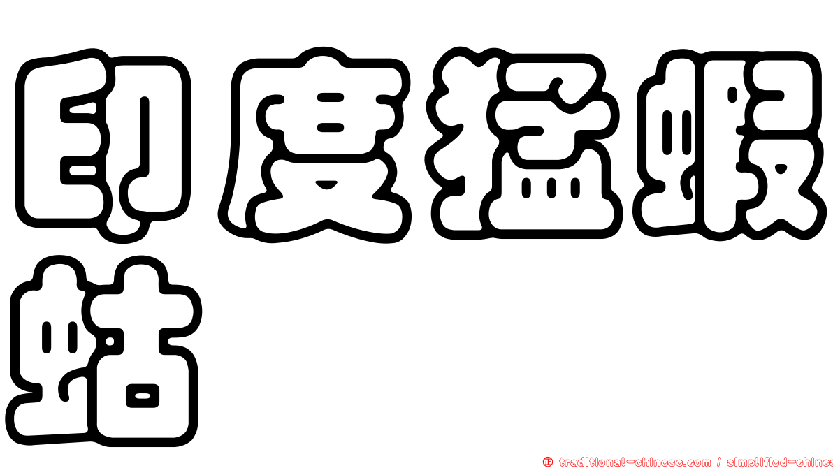 印度猛蝦蛄