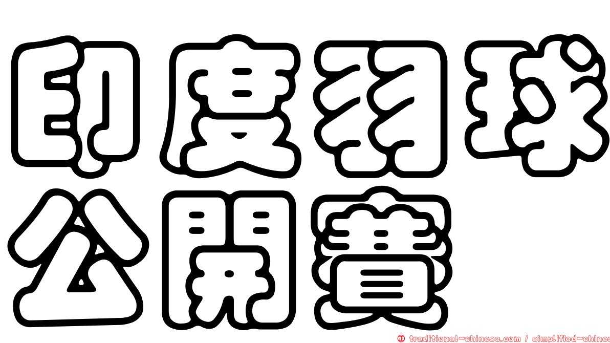 印度羽球公開賽