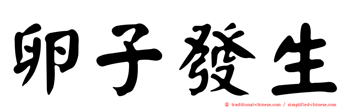 卵子發生