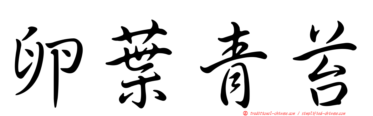 卵葉青苔