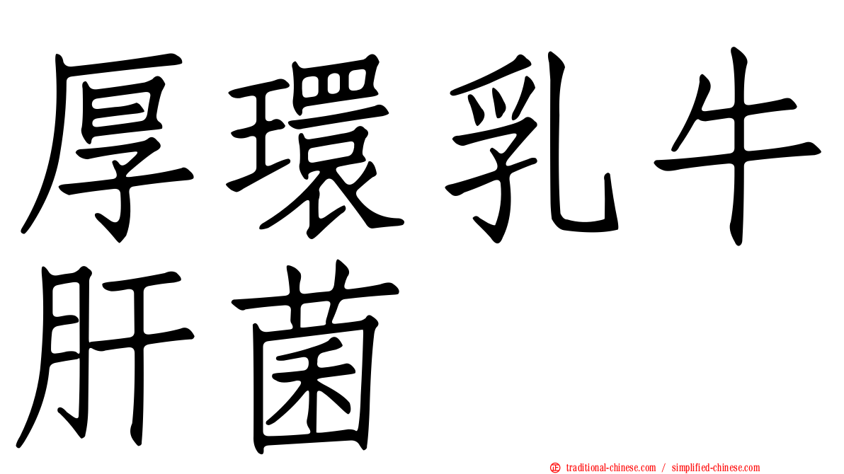 厚環乳牛肝菌