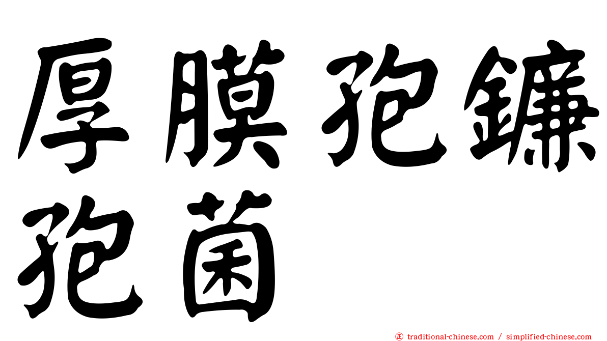 厚膜孢鐮孢菌