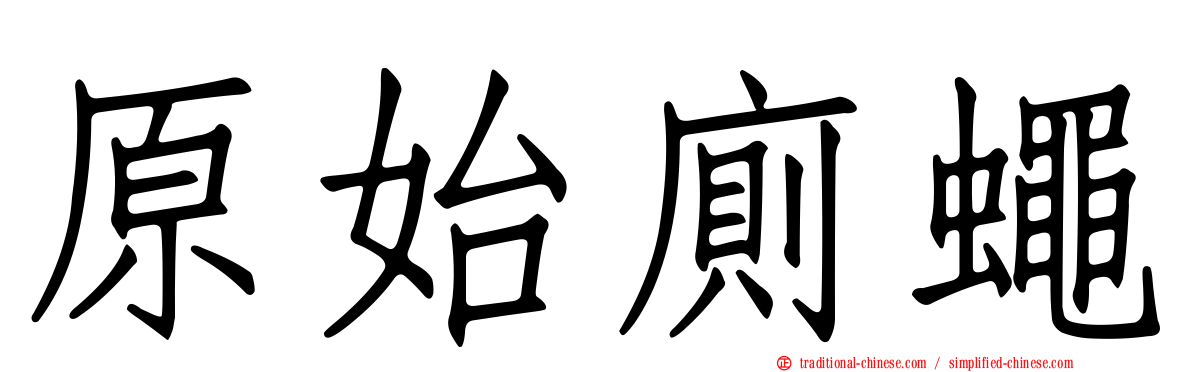 原始廁蠅