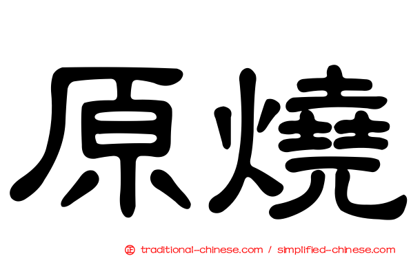 原燒