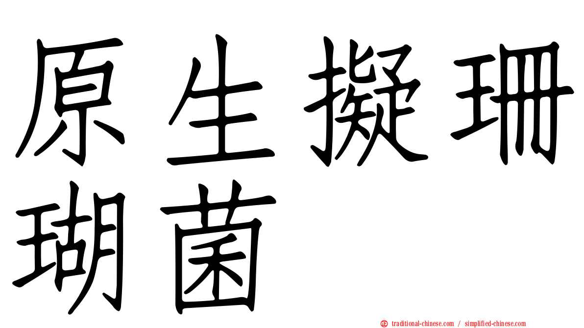 原生擬珊瑚菌