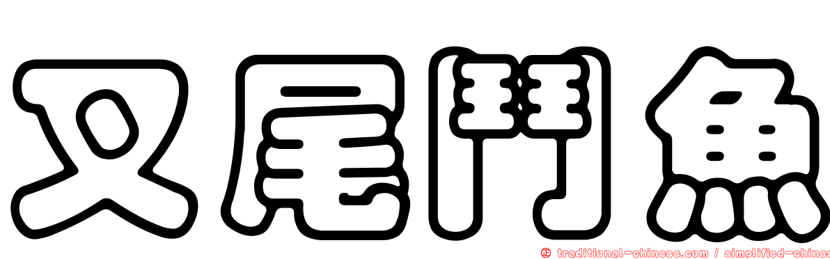 叉尾鬥魚