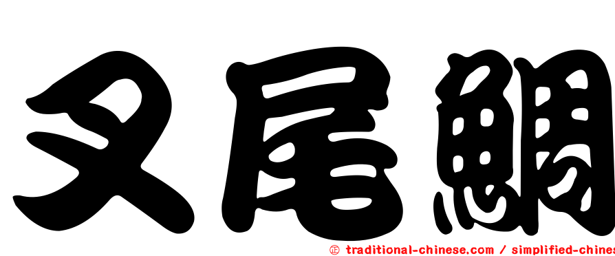 叉尾鯛