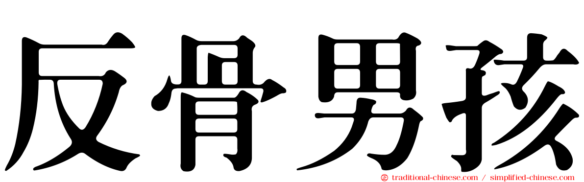 反骨男孩