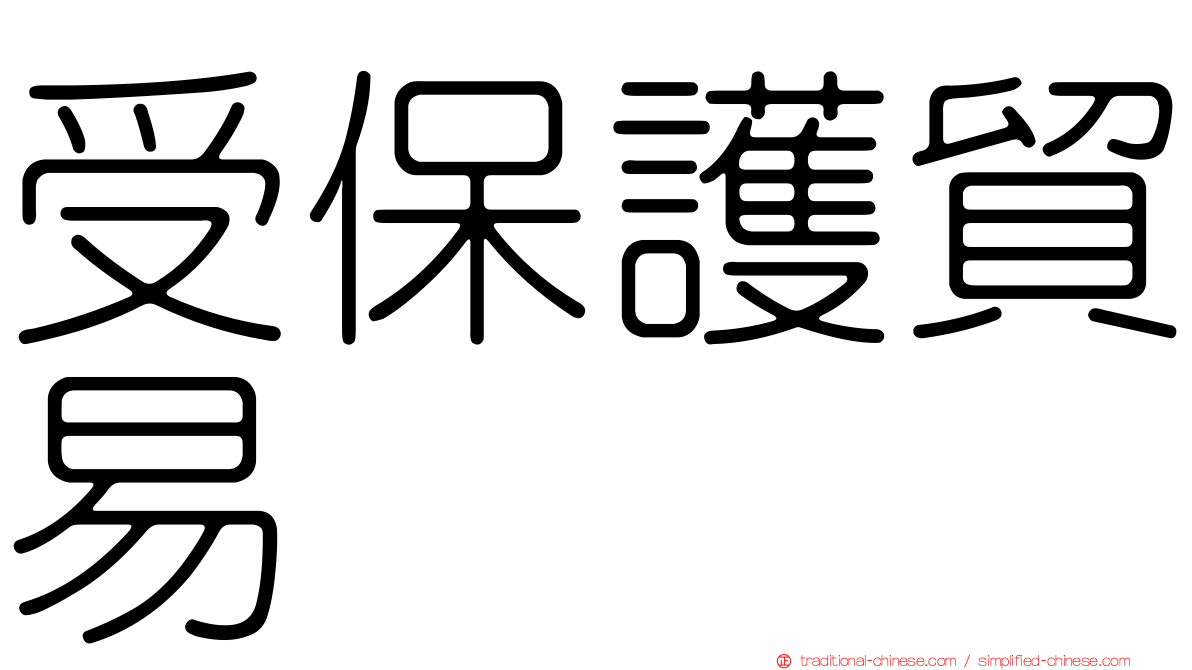 受保護貿易