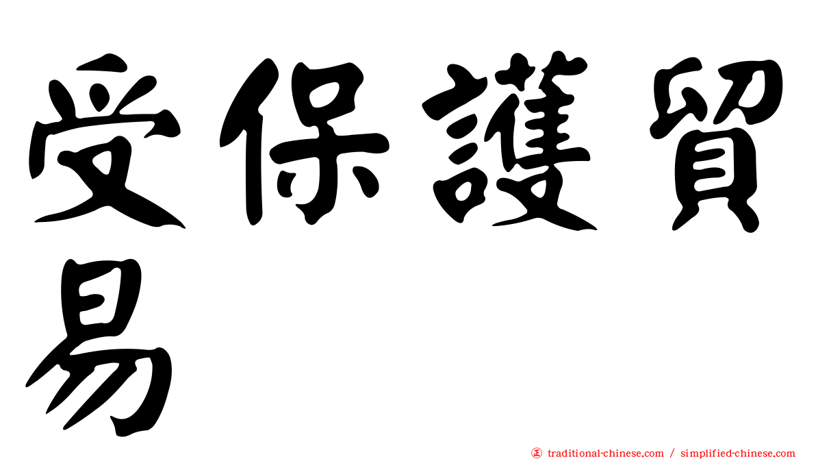 受保護貿易
