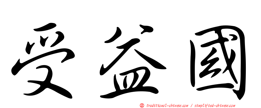 受益國