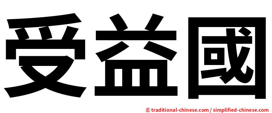 受益國