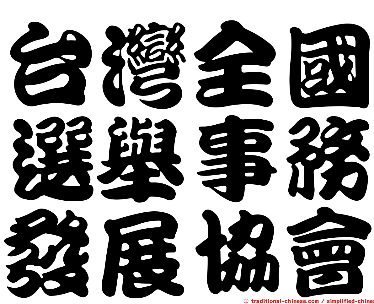 台灣全國選舉事務發展協會