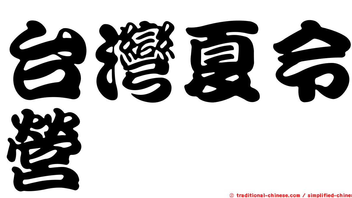 台灣夏令營