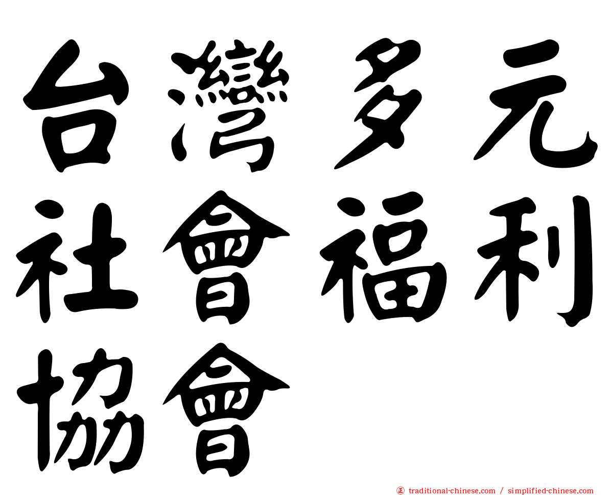 台灣多元社會福利協會