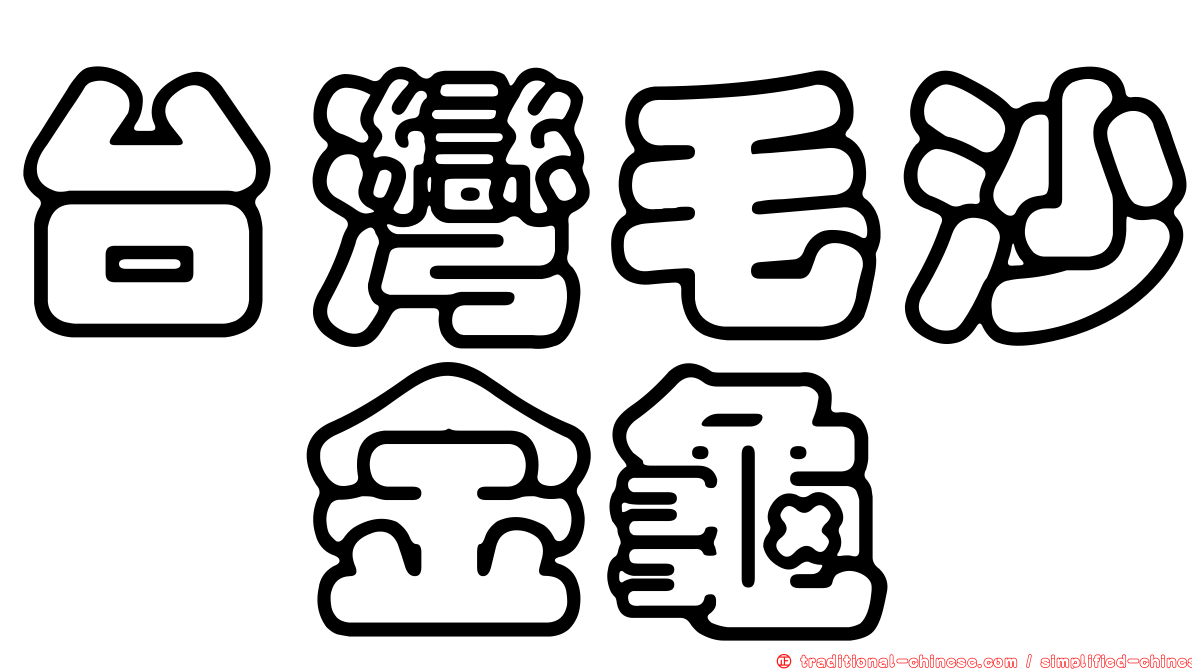 台灣毛沙蜉金龜