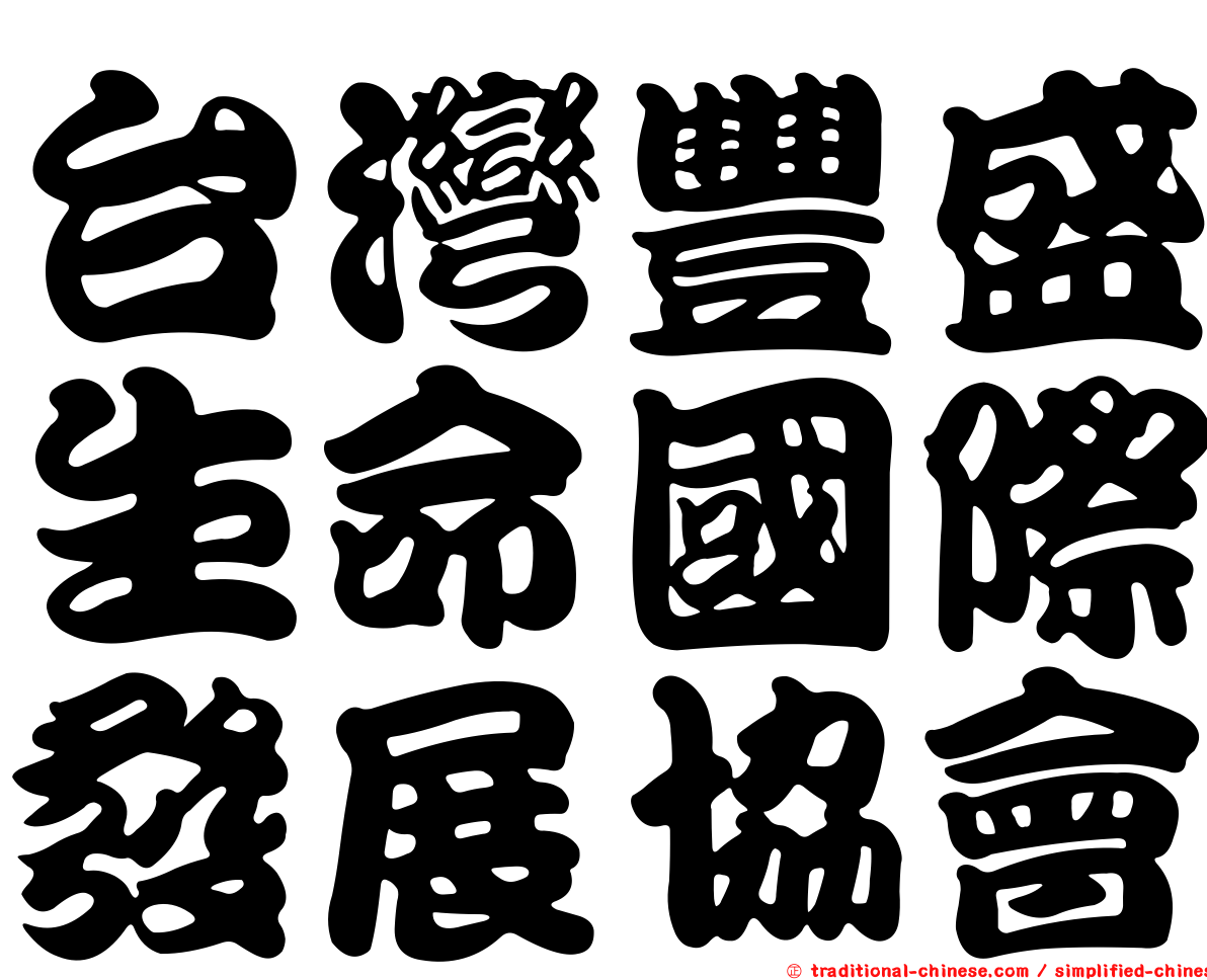 台灣豐盛生命國際發展協會