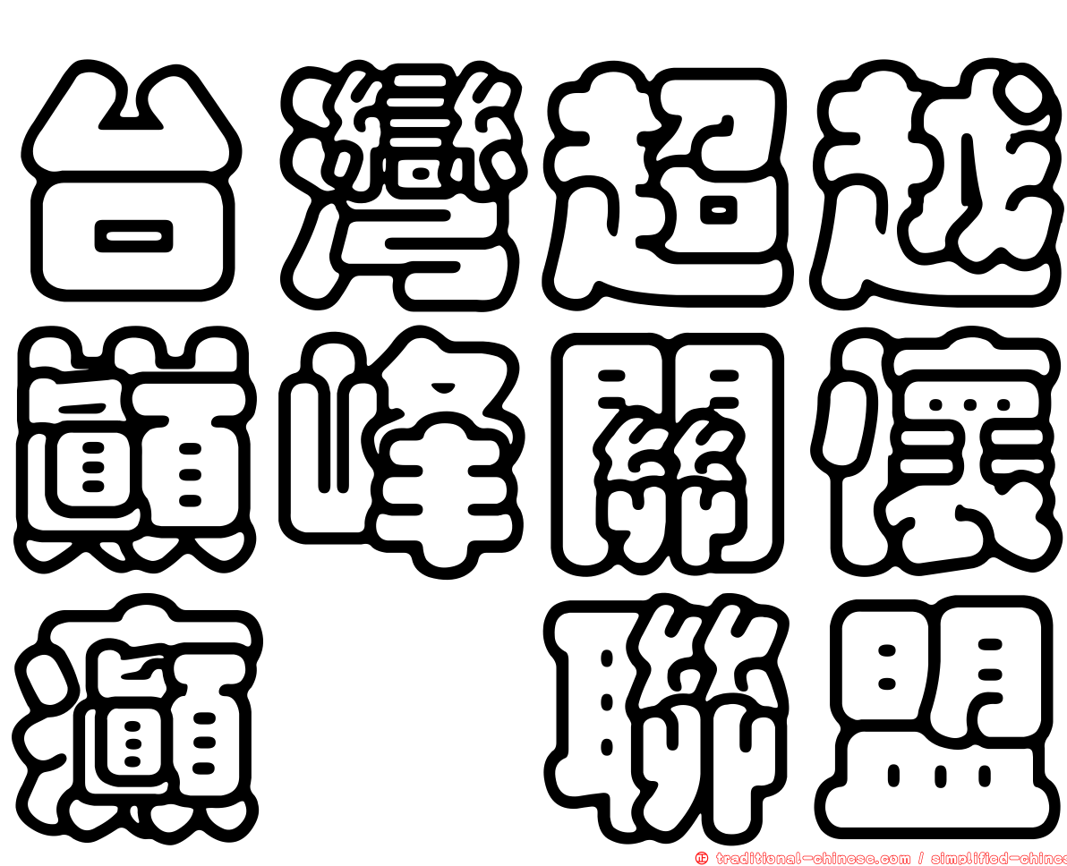 台灣超越巔峰關懷癲癇聯盟
