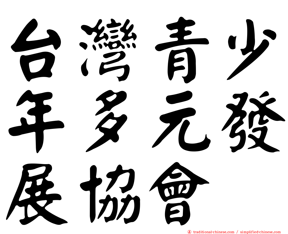 台灣青少年多元發展協會