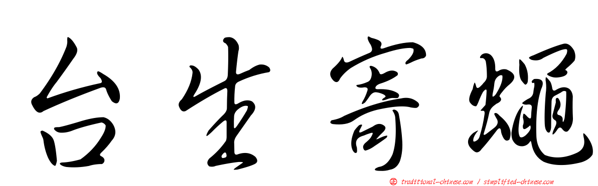 台生寄蠅