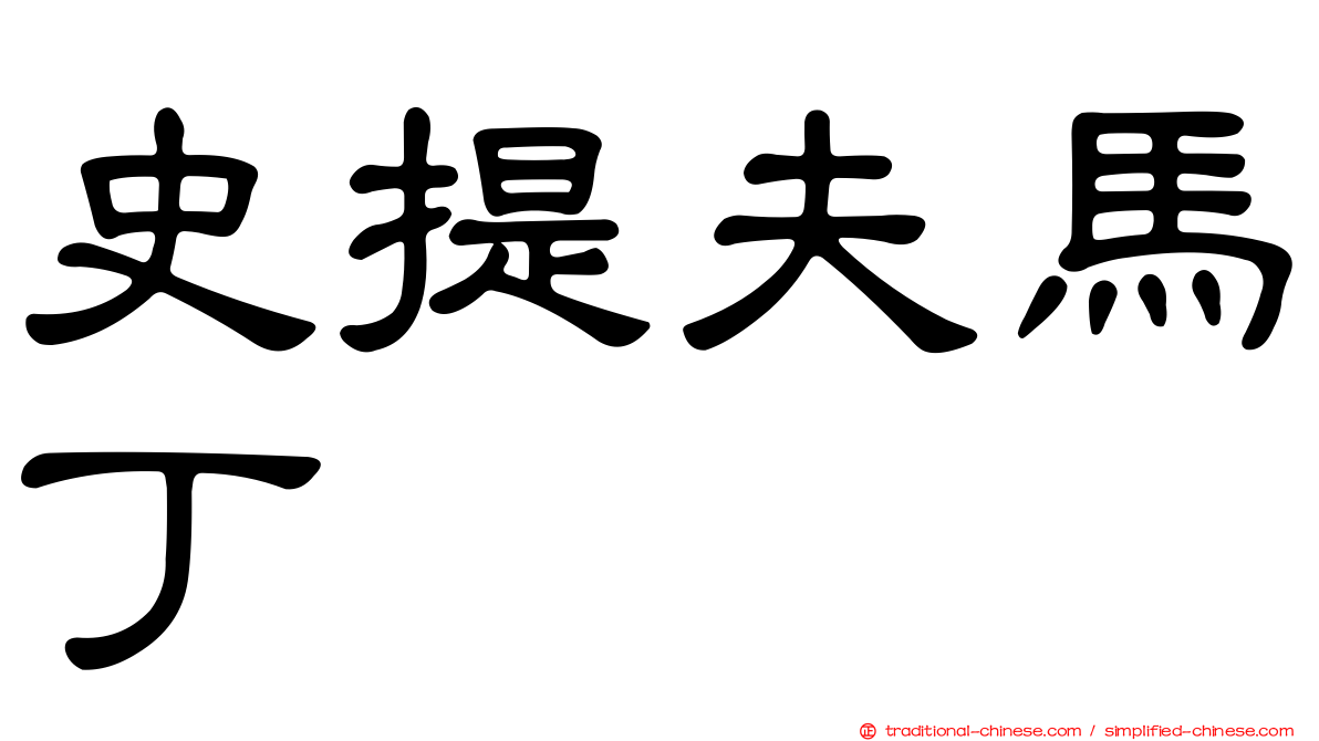 史提夫馬丁
