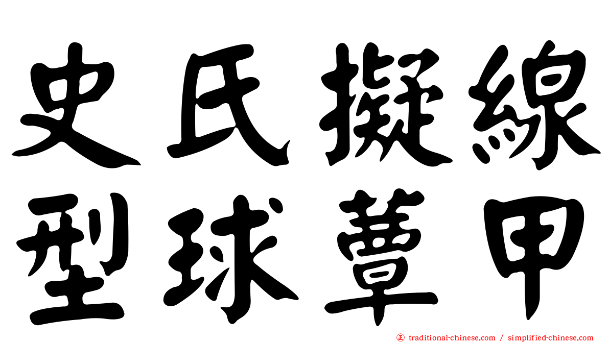 史氏擬線型球蕈甲