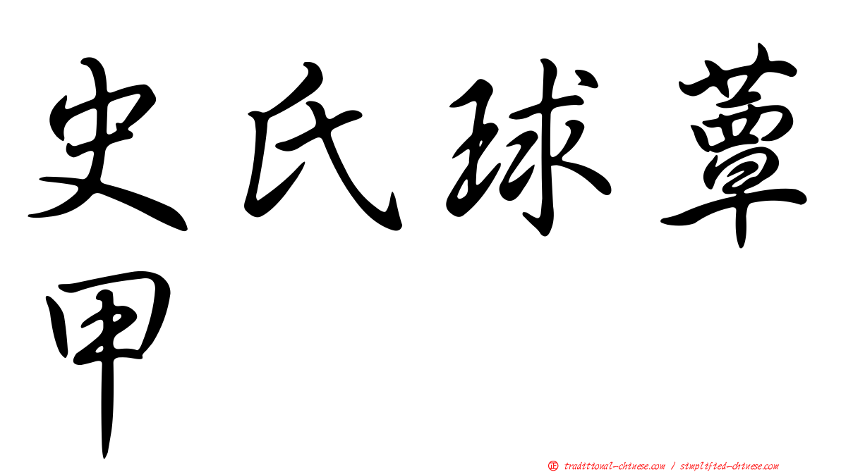史氏球蕈甲