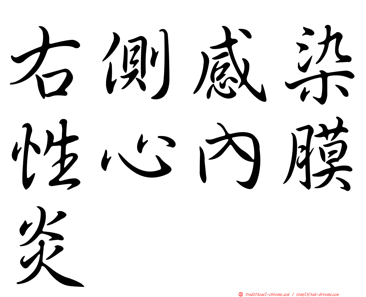 右側感染性心內膜炎