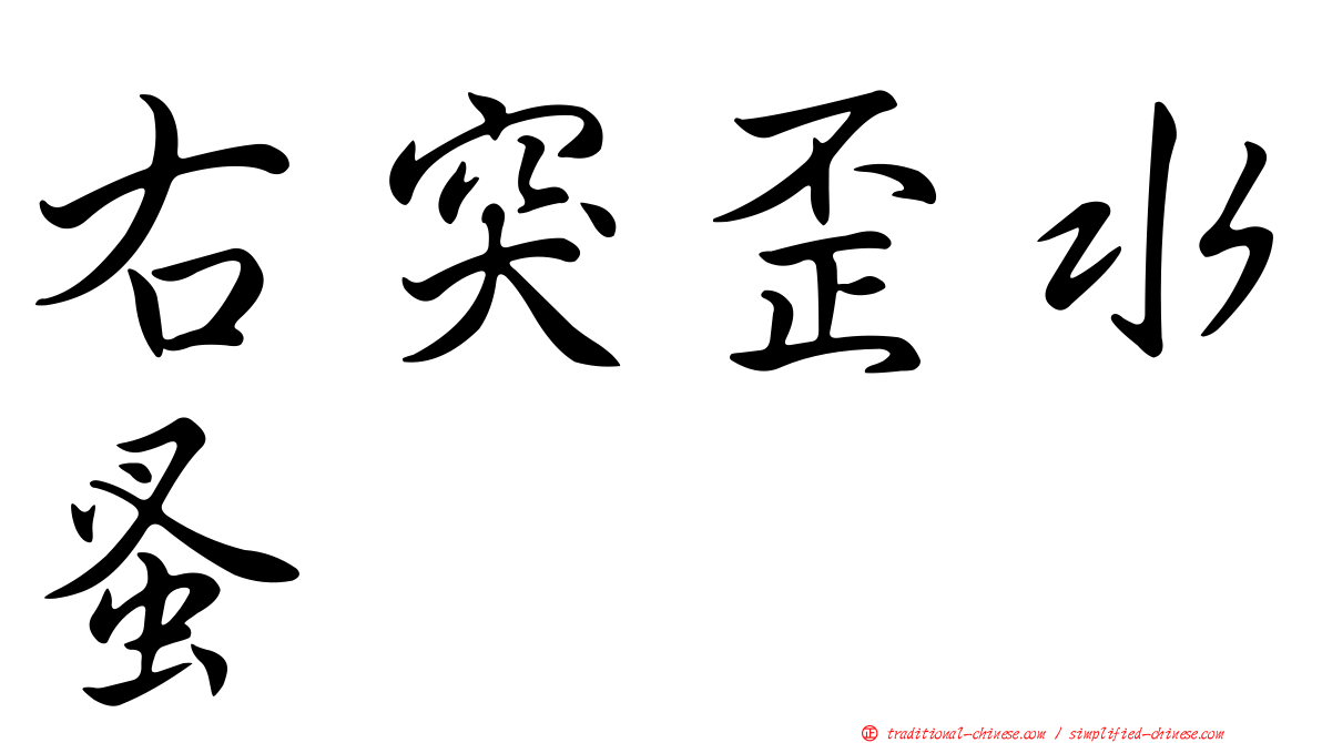 右突歪水蚤