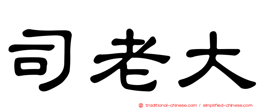 司老大