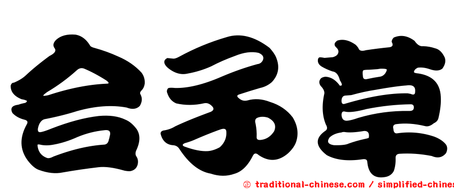 合子草