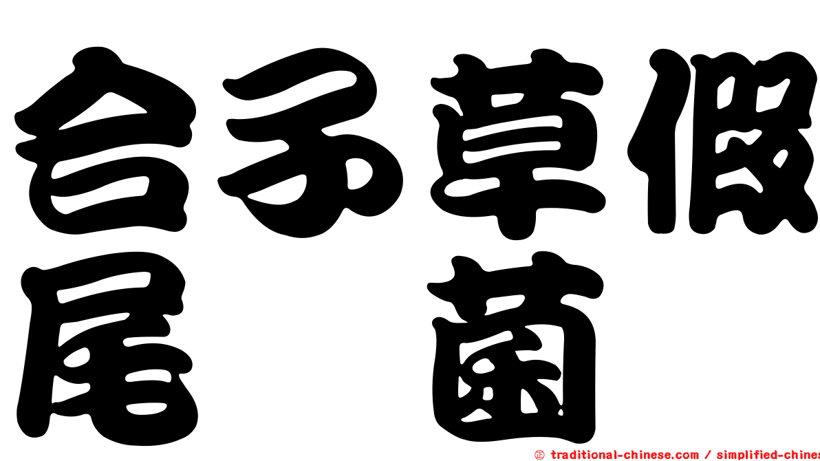 合子草假尾孢菌