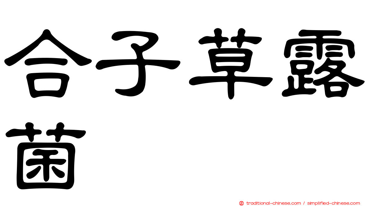 合子草露菌