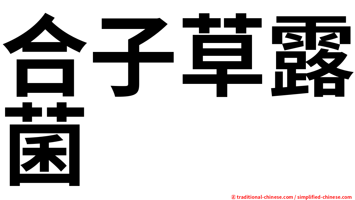 合子草露菌
