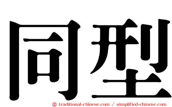 同型