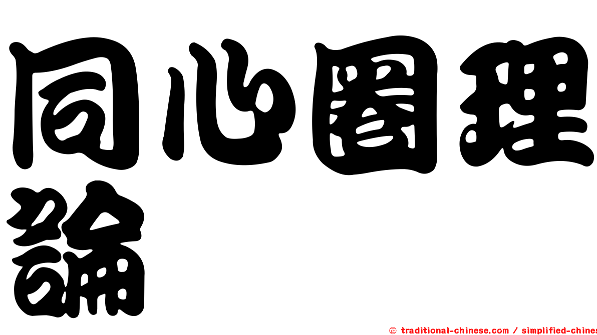 同心圈理論