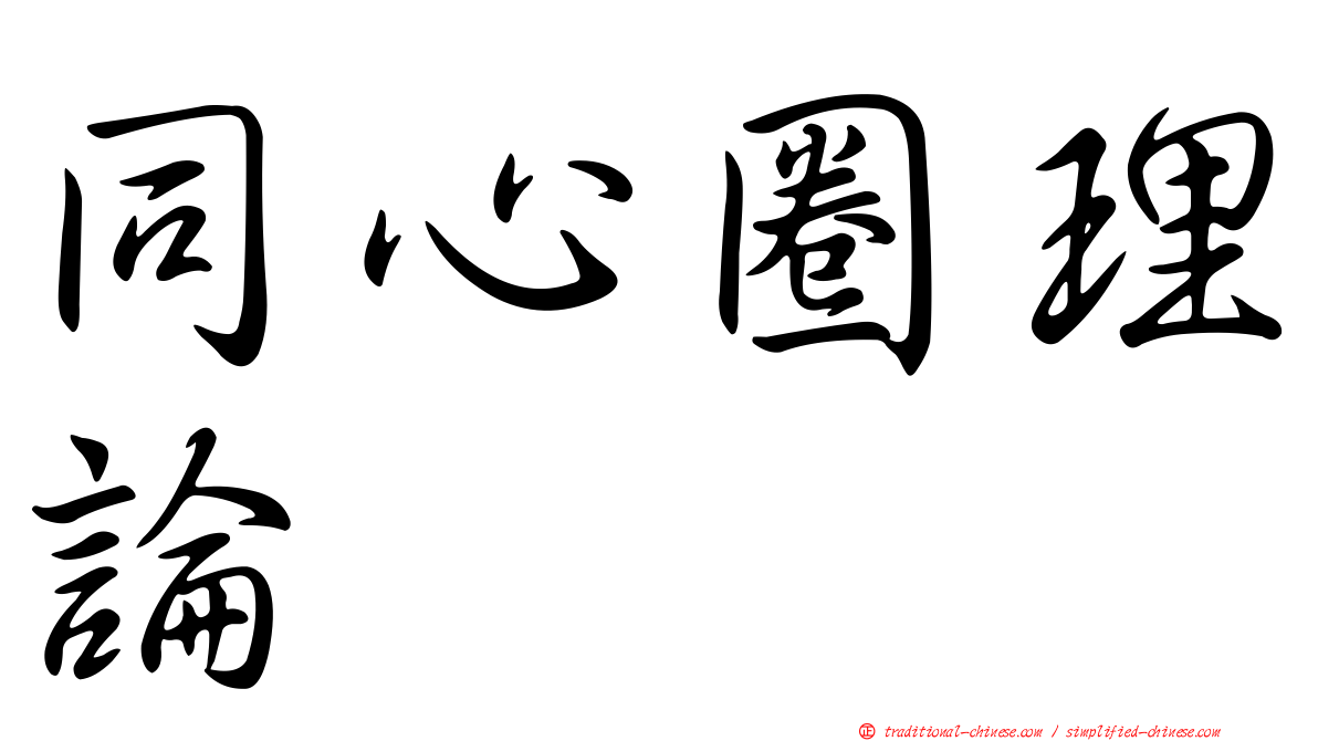 同心圈理論