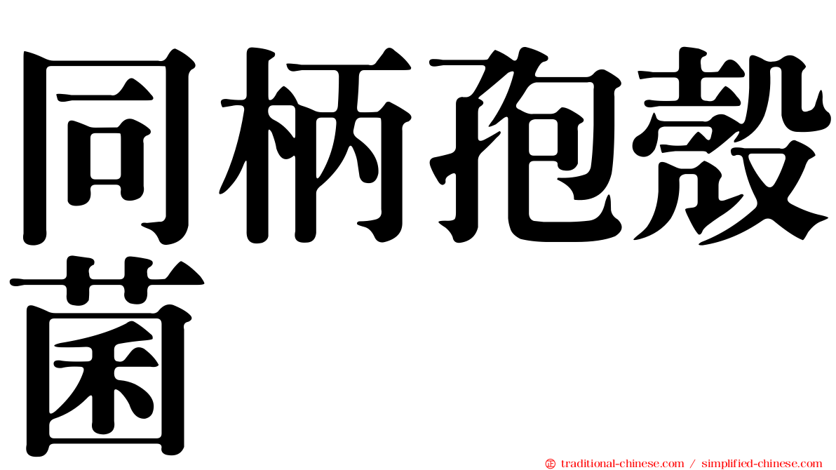 同柄孢殼菌