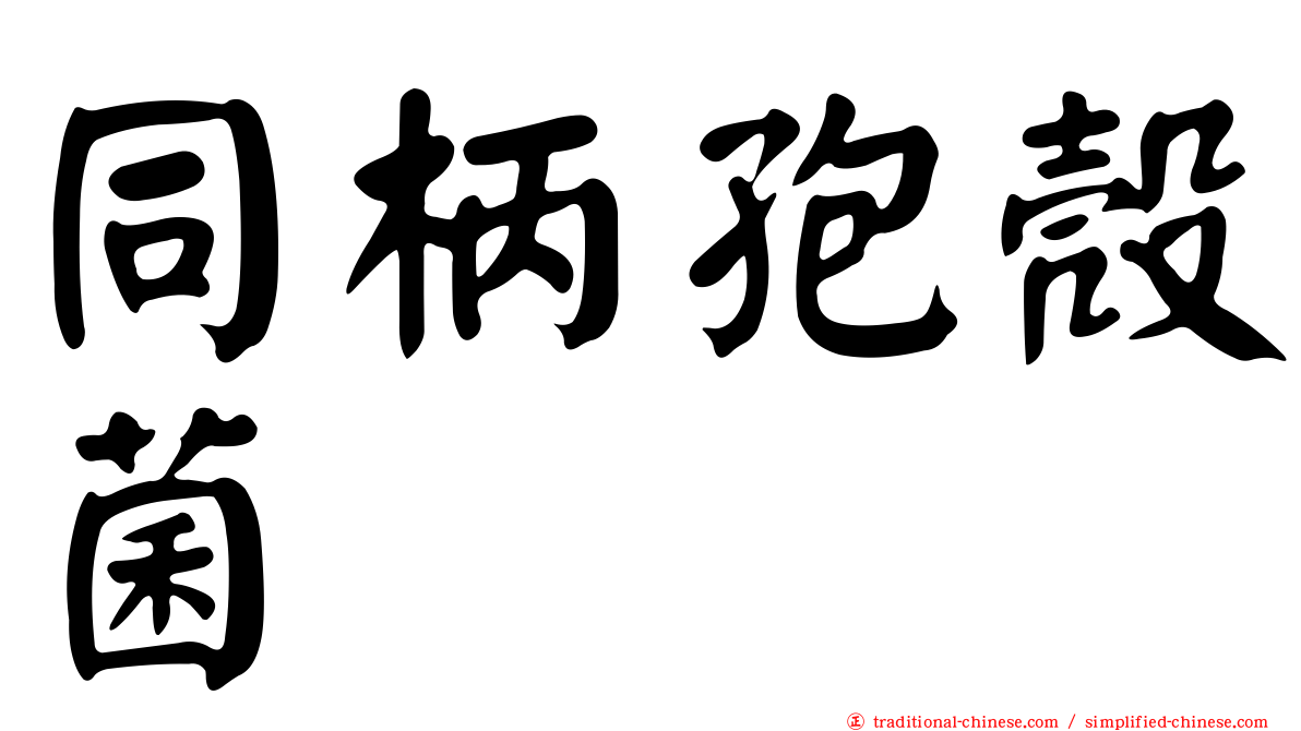 同柄孢殼菌