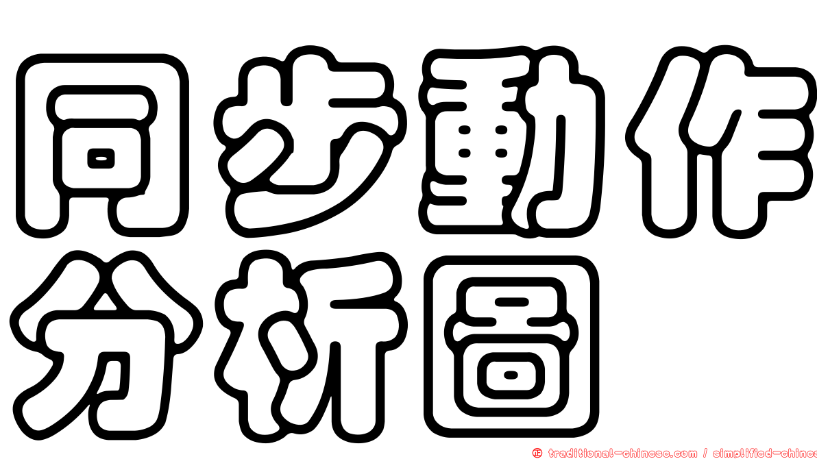 同步動作分析圖