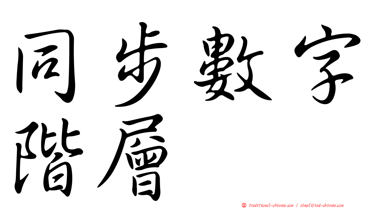 同步數字階層