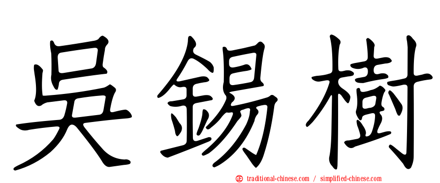 吳錫樹