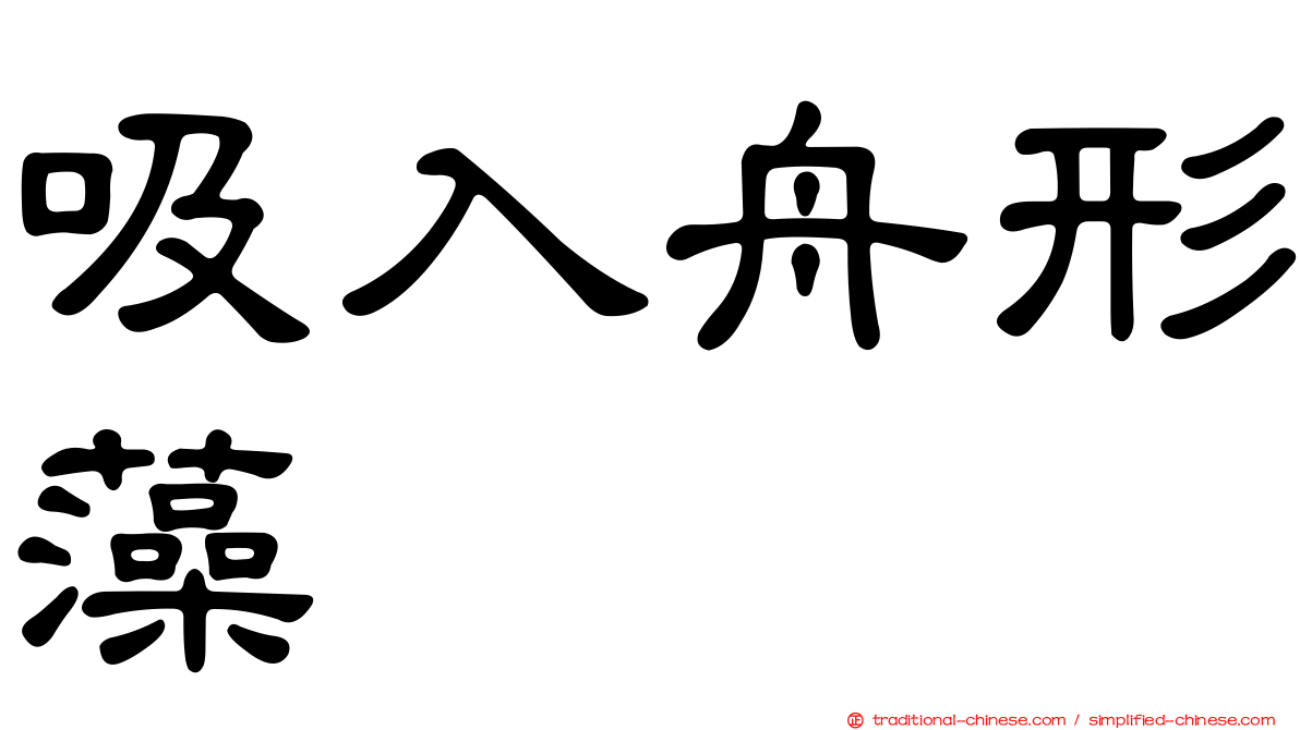 吸入舟形藻