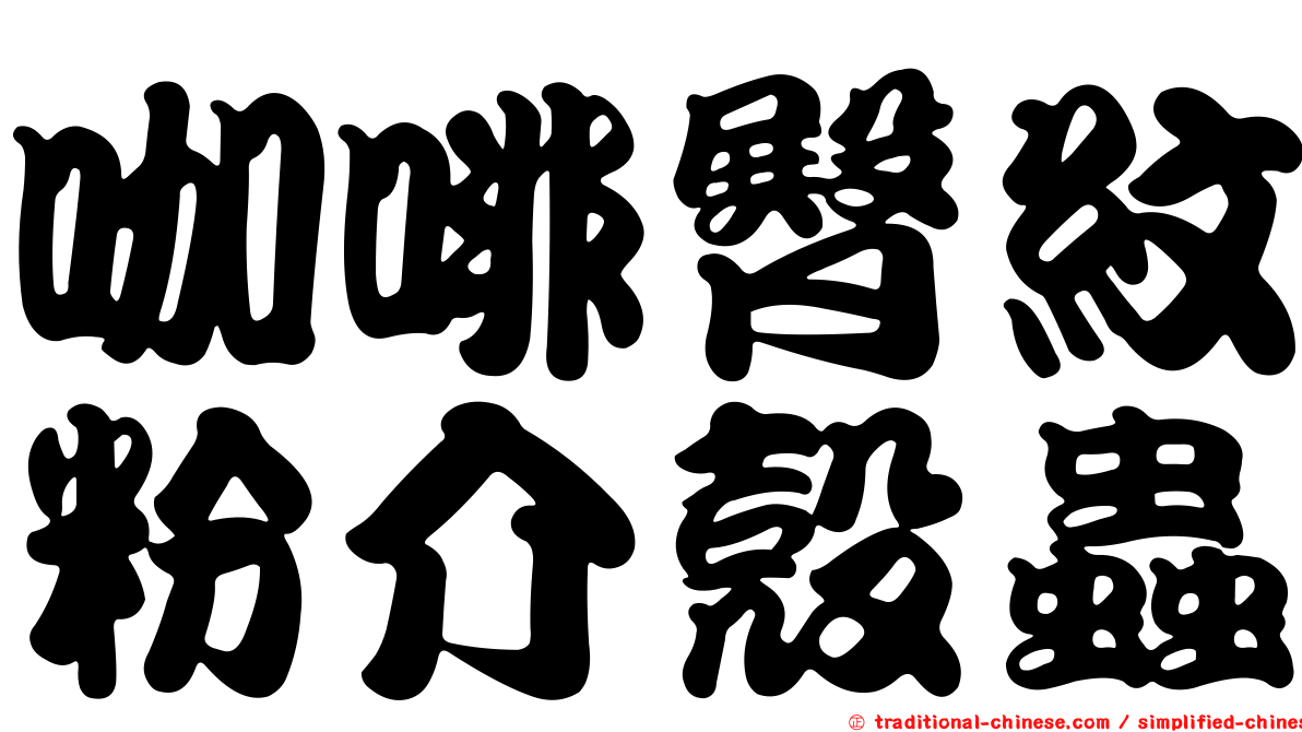 咖啡臀紋粉介殼蟲