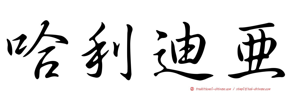 哈利迪亞