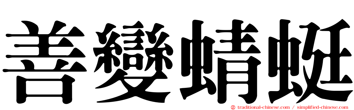 善變蜻蜓