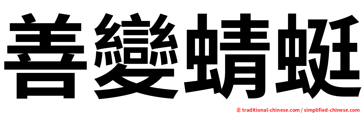 善變蜻蜓