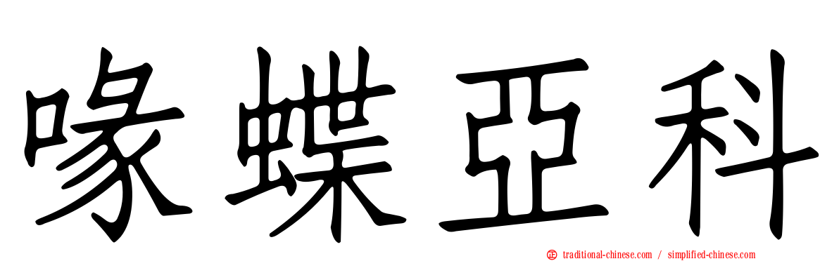 喙蝶亞科