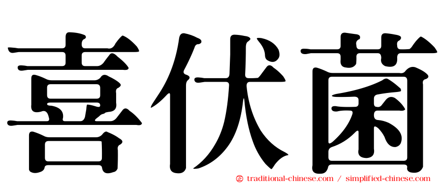 喜伏菌