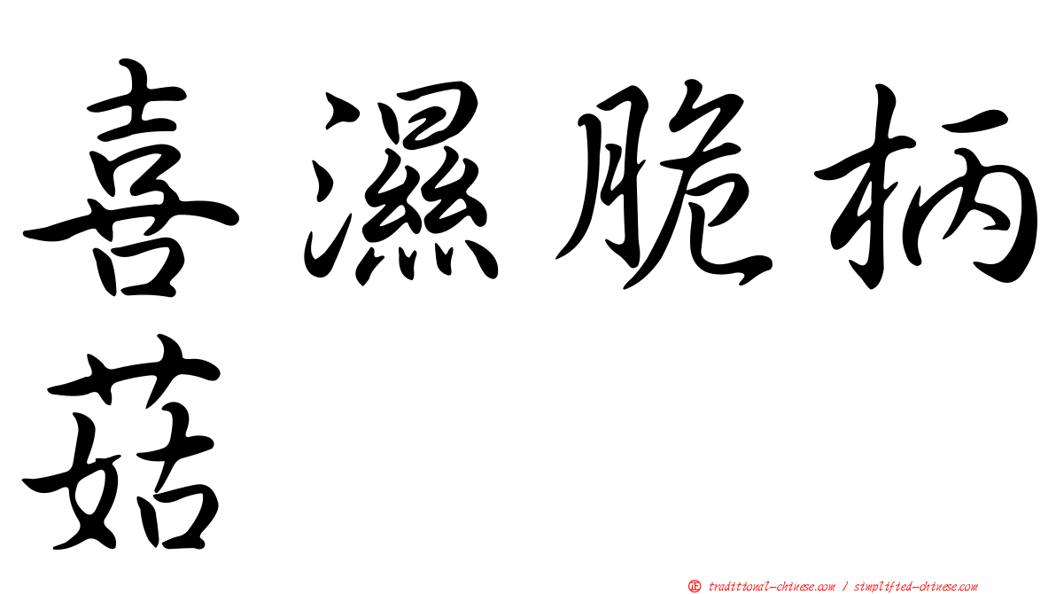 喜濕脆柄菇